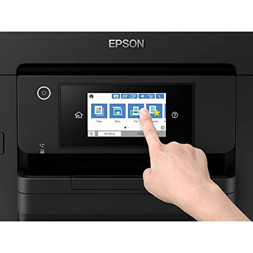 Epson Workforce Pro WF-4830DTWF 4-in-1 Business Tintenstrahl-Multifunktionsgerät (Drucker, Scanner, Kopierer, Fax, ADF, WiFi, Ethernet, NFC, Full-Duplex, Einzelpatronen, DIN A4) schwarz - EDV-Guru (Guru e.U.)