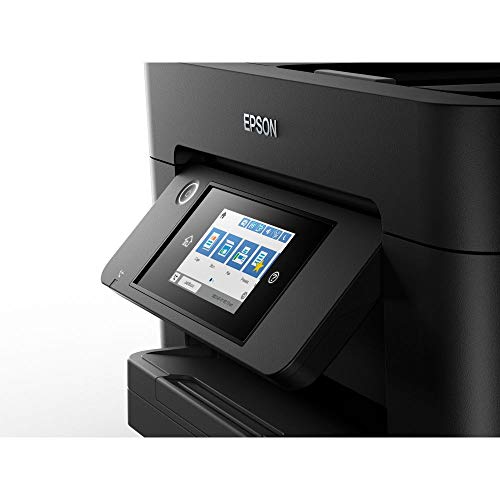 Epson Workforce Pro WF-4830DTWF 4-in-1 Business Tintenstrahl-Multifunktionsgerät (Drucker, Scanner, Kopierer, Fax, ADF, WiFi, Ethernet, NFC, Full-Duplex, Einzelpatronen, DIN A4) schwarz - EDV-Guru (Guru e.U.)