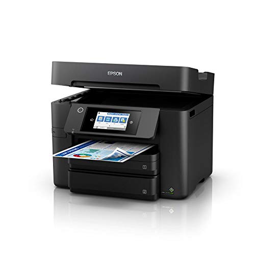 Epson Workforce Pro WF-4830DTWF 4-in-1 Business Tintenstrahl-Multifunktionsgerät (Drucker, Scanner, Kopierer, Fax, ADF, WiFi, Ethernet, NFC, Full-Duplex, Einzelpatronen, DIN A4) schwarz - EDV-Guru (Guru e.U.)