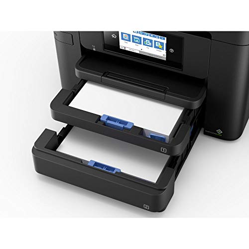 Epson Workforce Pro WF-4830DTWF 4-in-1 Business Tintenstrahl-Multifunktionsgerät (Drucker, Scanner, Kopierer, Fax, ADF, WiFi, Ethernet, NFC, Full-Duplex, Einzelpatronen, DIN A4) schwarz - EDV-Guru (Guru e.U.)