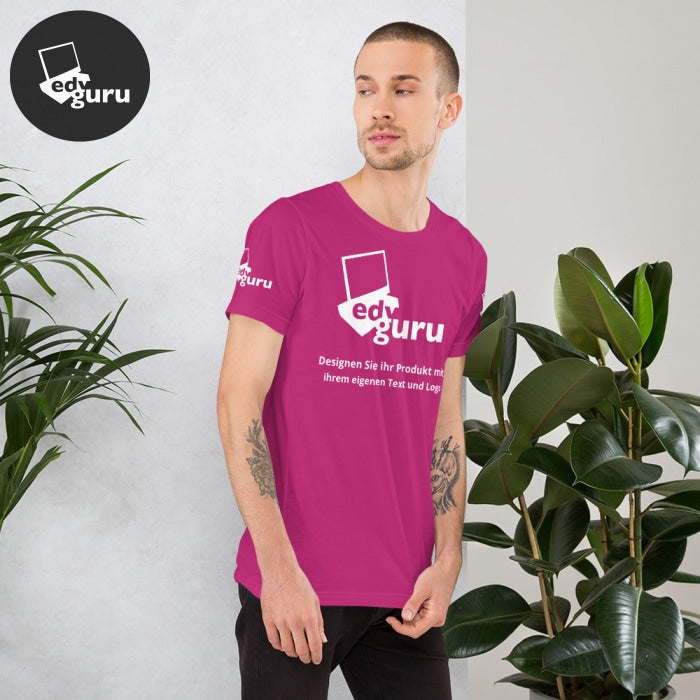 Kısa kollu unisex tişört