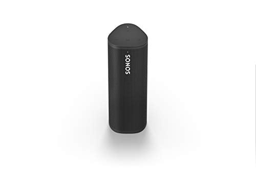 Sonos Roam WLAN e alto-falante Bluetooth, preto - Alto-falante à prova d'água com controle de voz Alexa, Google Assistant e AirPlay 2 - Caixa de música externa sem fio com bateria para streaming de música - EDV-Guru (Guru e.U.)