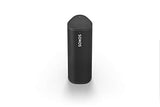 Sonos Roam WLAN e alto-falante Bluetooth, preto - Alto-falante à prova d'água com controle de voz Alexa, Google Assistant e AirPlay 2 - Caixa de música externa sem fio com bateria para streaming de música - EDV-Guru (Guru e.U.)