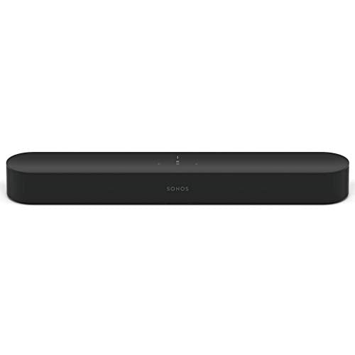 Sonos Beam Smart Soundbar, noir - Barre de son TV compacte pour le streaming de télévision et de musique avec WiFi, commande vocale Alexa, Google Assistant et HDMI ARC - Enceinte TV et musique compatible AirPlay - EDV-Guru (Guru e.U.)