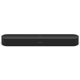Sonos Beam Smart Soundbar, noir - Barre de son TV compacte pour le streaming de télévision et de musique avec WiFi, commande vocale Alexa, Google Assistant et HDMI ARC - Enceinte TV et musique compatible AirPlay - EDV-Guru (Guru e.U.)