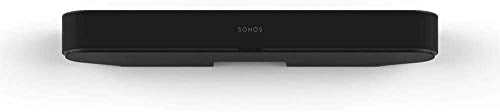 Sonos Beam Smart Soundbar, noir - Barre de son TV compacte pour le streaming de télévision et de musique avec WiFi, commande vocale Alexa, Google Assistant et HDMI ARC - Enceinte TV et musique compatible AirPlay - EDV-Guru (Guru e.U.)