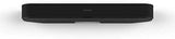 Sonos Beam Smart Soundbar, noir - Barre de son TV compacte pour le streaming de télévision et de musique avec WiFi, commande vocale Alexa, Google Assistant et HDMI ARC - Enceinte TV et musique compatible AirPlay - EDV-Guru (Guru e.U.)