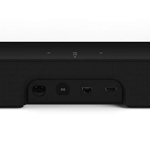 Sonos Beam Smart Soundbar, noir - Barre de son TV compacte pour le streaming de télévision et de musique avec WiFi, commande vocale Alexa, Google Assistant et HDMI ARC - Enceinte TV et musique compatible AirPlay - EDV-Guru (Guru e.U.)