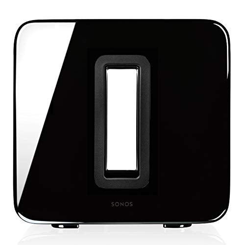Sonos Sub, black - Powerful WLAN subwoofer for dynamic & deep bass for all Sonos speakers - Elegant multiroom subwoofer for first-class sound - EDV-Guru (Guru e.U.)