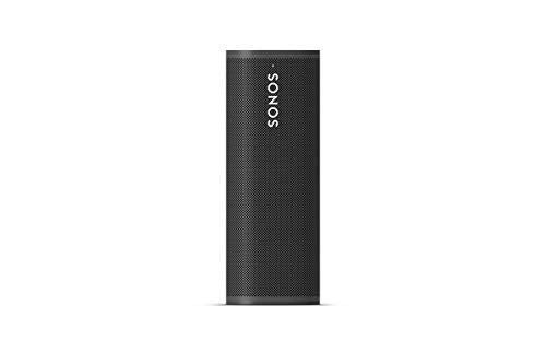 Sonos Roam WLAN e alto-falante Bluetooth, preto - Alto-falante à prova d'água com controle de voz Alexa, Google Assistant e AirPlay 2 - Caixa de música externa sem fio com bateria para streaming de música - EDV-Guru (Guru e.U.)