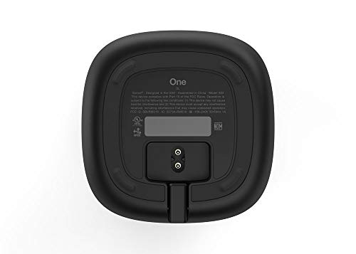 Sonos One SL negru - Difuzor inteligent All-In-One (difuzor WiFi puternic cu control prin aplicație și AirPlay 2 - difuzor multiroom pentru streaming nelimitat de muzică), fără control vocal - EDV-Guru (Guru e.U.)