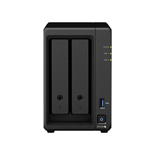 Synology DS720+ 8 TB 2-kieszeniowy komputer stacjonarny NAS, zainstalowany z 2 dyskami twardymi Seagate IronWolf o pojemności 4 TB — EDV-Guru (Guru e.U.)