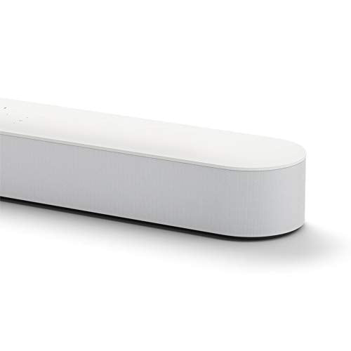 Sonos Beam Smart Soundbar, blanc - Barre de son TV compacte pour le streaming de télévision et de musique avec WiFi, commande vocale Alexa, Google Assistant et HDMI ARC - Enceinte TV et musique compatible AirPlay - EDV-Guru (Guru e.U.)
