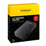 Intenso 6031516 Bellek 8 TB Merkezi harici sabit sürücü (8,9 cm (3,5 inç), 5400 rpm, 32 MB önbellek, USB 3.0) siyah - EDV-Guru (Guru e.U.)