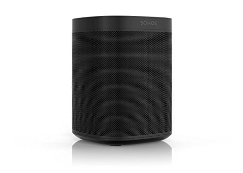 Set Sonos One Smart Speaker da 2 stanze, bianco / nero - Altoparlanti WiFi intelligenti con controllo vocale Alexa e AirPlay - Due altoparlanti multiroom per streaming musicale illimitato - EDV-Guru (Guru e.U.)
