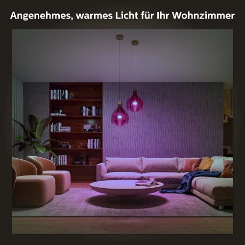 Philips Hue White & Col. Amb. E27 LED lámpa indítókészlet 2db-os intelligens gomb, 16 millió szín, szabályozható, alkalmazáson keresztül vezérelhető, kompatibilis az Amazon Alexával (Echo, Echo Dot) - EDV-Guru (Guru e.U.)