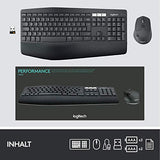 Logitech MK850 Performance Kabelloses Tastatur-Maus-Set, Bluetooth & 2.4 GHz Verbindung via USB-Empfänger, Multi-Device, 24 bis 36-Monate Akkuleistung, Handballenauflage, Deutsches QWERTZ-Layout - EDV-Guru (Guru e.U.)