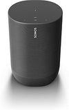 Sonos Move Smart Speaker (waterdichte WiFi- en Bluetooth-luidspreker met Alexa-spraakbediening, Google Assistant en AirPlay 2 - draadloze buitenmuziekdoos met batterij voor muziekstreaming) zwart - EDV-Guru (Guru e.U.)