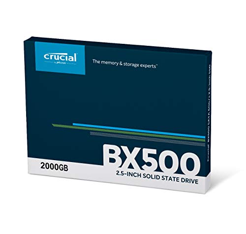 Crucial BX500 CT2000BX500SSD1 SSD interno de 2 TB (3D NAND, SATA, 2,5 polegadas) - EDV-Guru (Guru e.U.)