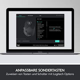 Logitech MK850 Performance Kabelloses Tastatur-Maus-Set, Bluetooth & 2.4 GHz Verbindung via USB-Empfänger, Multi-Device, 24 bis 36-Monate Akkuleistung, Handballenauflage, Deutsches QWERTZ-Layout - EDV-Guru (Guru e.U.)