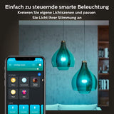 Philips Hue White & Col. Amb. E27 LED lámpa indítókészlet 2db-os intelligens gomb, 16 millió szín, szabályozható, alkalmazáson keresztül vezérelhető, kompatibilis az Amazon Alexával (Echo, Echo Dot) - EDV-Guru (Guru e.U.)