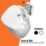 Vogels SOUND 4201 luidspreker muurbeugel voor Sonos One (SL) en Play:1, max. 5 kg, kantelbaar -30°/+30°, zwenkbaar tot 70° (links/rechts), wit, 1 beugel - EDV-Guru (Guru e.U.)