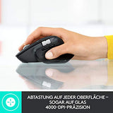 Logitech MX Master 3 kablosuz fare, USB alıcısı aracılığıyla Bluetooth ve 2,4 GHz bağlantı, 4000 DPI sensör, ultra hızlı kaydırma, tüm yüzeyler için, 7 düğme, PC/Mac/iPadOS - açık gri - EDV-Guru (Guru e.U.)