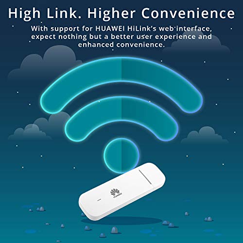 Dongle USB Huawei Débloqué E3372-LTE / 4G 150 Mbit/s - Blanc - EDV-Guru (Guru e.U.)