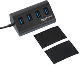 Amazon Basics – USB hub, USB 3.1 Type A, 4pin hub, hliník, černý – EDV-Guru (Guru e.U.)