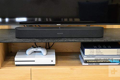 Sonos Beam Smart Soundbar, noir - Barre de son TV compacte pour le streaming de télévision et de musique avec WiFi, commande vocale Alexa, Google Assistant et HDMI ARC - Enceinte TV et musique compatible AirPlay - EDV-Guru (Guru e.U.)