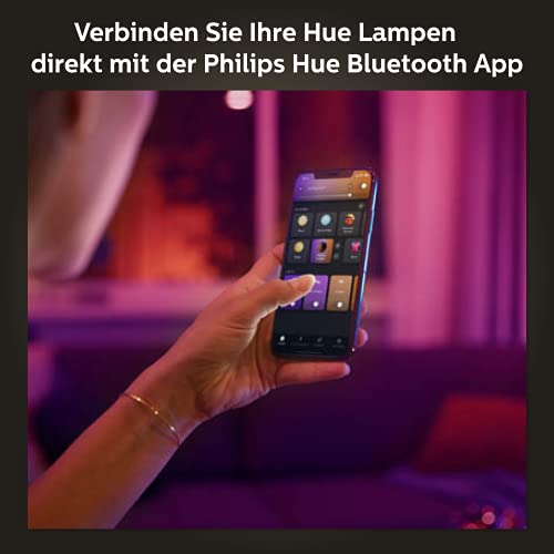 Philips Hue White & Col. Amb. E27 LED lámpa indítókészlet 2db-os intelligens gomb, 16 millió szín, szabályozható, alkalmazáson keresztül vezérelhető, kompatibilis az Amazon Alexával (Echo, Echo Dot) - EDV-Guru (Guru e.U.)