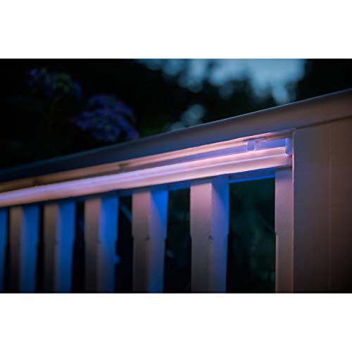 Philips Hue White & Col. Amb. Zewnętrzna listwa oświetleniowa 5m, 1650 lm, ściemnialna, 16 milionów kolorów, sterowana za pomocą aplikacji, kompatybilna z Amazon Alexa (Echo, Echo Dot) - EDV-Guru (Guru e.U.)