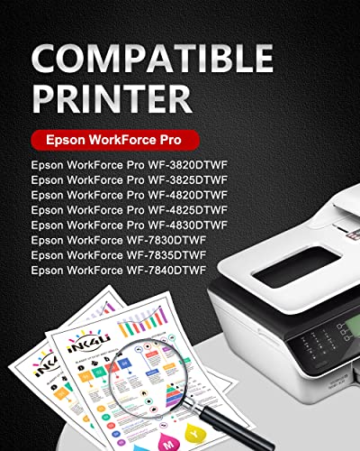 INK4U 405XL Tintenpatrone Kompatibel für Epson 405XL für Epson Workforce Pro WF-3820DWF WF-3825DWF WF-4825DWF WF-4830DTWF WF-7830DTWF WF-7835DTWF WF-7840DTWF (4er-Pack) - EDV-Guru (Guru e.U.)