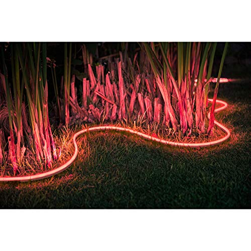 Philips Hue White & Col. Amb. Zewnętrzna listwa oświetleniowa 5m, 1650 lm, ściemnialna, 16 milionów kolorów, sterowana za pomocą aplikacji, kompatybilna z Amazon Alexa (Echo, Echo Dot) - EDV-Guru (Guru e.U.)