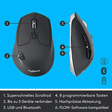 Logitech MK850 Performance Kabelloses Tastatur-Maus-Set, Bluetooth & 2.4 GHz Verbindung via USB-Empfänger, Multi-Device, 24 bis 36-Monate Akkuleistung, Handballenauflage, Deutsches QWERTZ-Layout - EDV-Guru (Guru e.U.)
