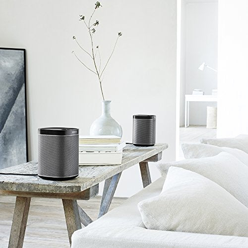 Sonos Play:1 Akıllı Hoparlör (sınırsız müzik akışı için kompakt ve güçlü WLAN hoparlör - neme dayanıklı çok odalı hoparlör) siyah - EDV-Guru (Guru e.U.)
