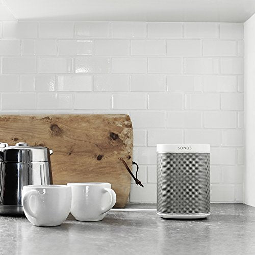Sonos Play:1 Smart Speaker (compacte en krachtige WiFi-luidspreker voor onbeperkt muziekstreamen - vochtbestendige multiroom-luidspreker) wit - EDV-Guru (Guru e.U.)