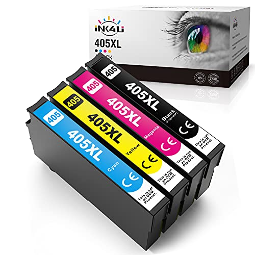 INK4U 405XL Tintenpatrone Kompatibel für Epson 405XL für Epson Workforce Pro WF-3820DWF WF-3825DWF WF-4825DWF WF-4830DTWF WF-7830DTWF WF-7835DTWF WF-7840DTWF (4er-Pack) - EDV-Guru (Guru e.U.)