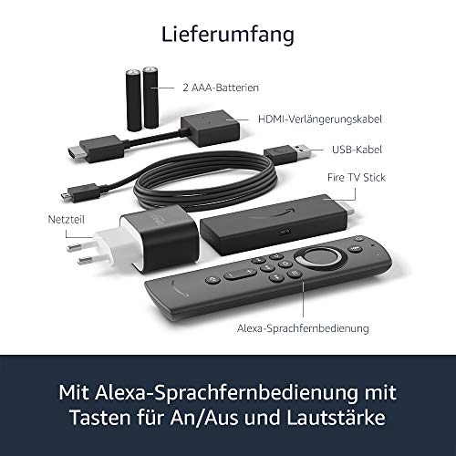 FireTVStick z pilotem głosowym Alexa (z przyciskami sterowania telewizorem) | Urządzenie do przesyłania strumieniowego HD - EDV-Guru (Guru e.U.)