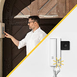 Nuki Opener, serratura elettronica per condomini, comanda l'apriporta del citofono con lo smartphone, apriporta elettrico, è necessario il Nuki Bridge WLAN, Nuki Smart Home - EDV-Guru (Guru e.U.)