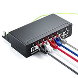 deleyCON 5x 2m CAT6 Yama Kablosu S/FTP PIMF Korumalı CAT-6 RJ45 Ağ Kablosu Ethernet Kablosu LAN DSL Anahtarı Yönlendirici Modem Erişim Noktası Patch Paneller - Çok Renkli - EDV-Guru (Guru e.U.)