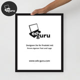 Gerahmtes Poster Auf Fotopapier Schwarz / 16×20