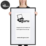 Framed Poster On Matte Paper With Matte Black / 61×91 Cm