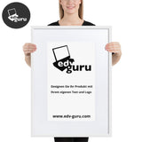 Framed Poster On Matte Paper With Matte White / 50×70 Cm