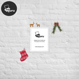 Zarámovaný plakát bílý / 12×16