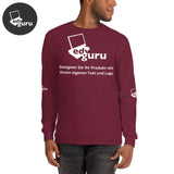 Férfi hosszú ujjú ing gesztenyebarna / S