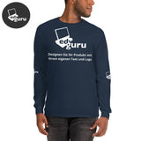 Férfi hosszú ujjú ing Navy / S