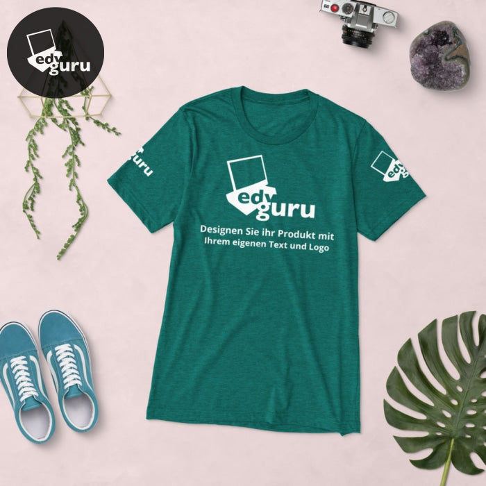 Camiseta Manga Curta Teal Triblend / Xs