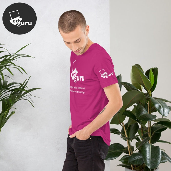 Kısa kollu unisex tişört