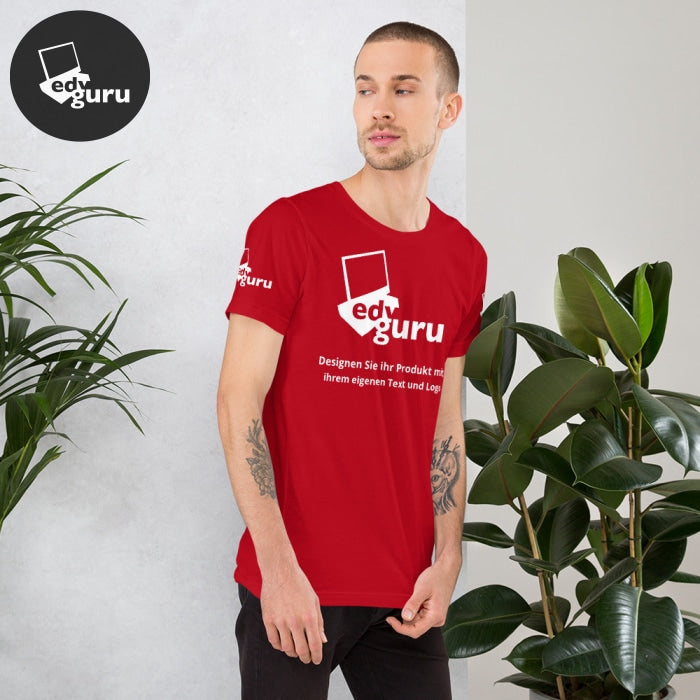 Kısa kollu unisex tişört